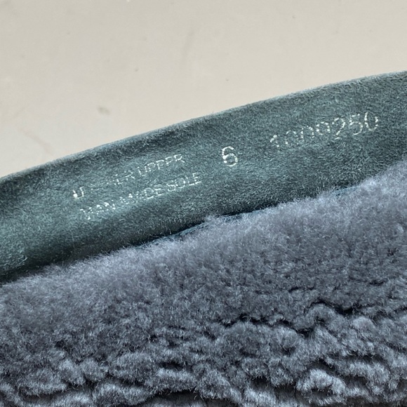 Women’s Ugg Italian Luxe Collection Abree Leather Gray Zip Boots 1009250 Size 6. - Picture 9 of 9